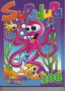 Picture of Supadupa Colouring Book - 208 Pages