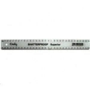 Picture of Croxley 30cm Clear Superior Shatter Proof Ruler