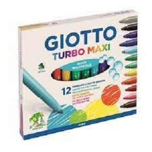 Picture of Giotto Turbo Maxi 12 Large Fibre-Tip Pens