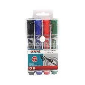 Picture of Parrot Whiteboard Markers -Set of 4 Assorted